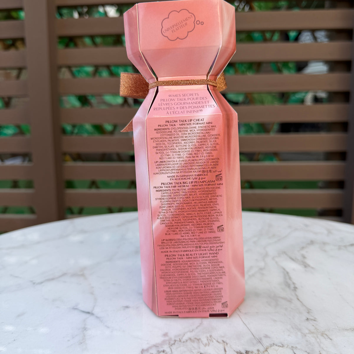 Charlotte Tilbury Lip and Cheek Trio Makeup Gift Set - Pillow Talk