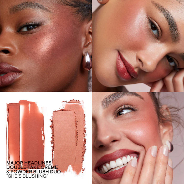 PATRICK TA Mini Major Headlines Double-Take Crème & Powder Blush Duo