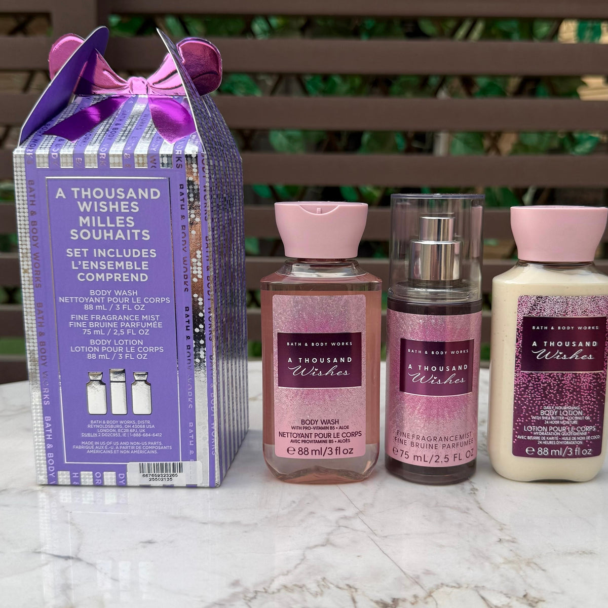 Bath & Body Works A Thousand Wishes Mini Gift Box Set