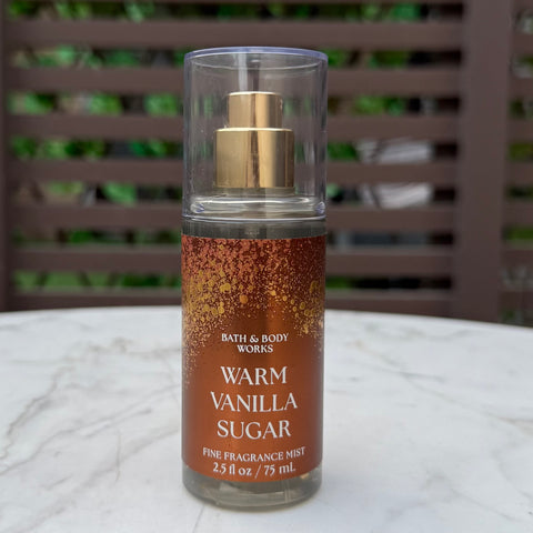 Bath & Body Works Warm Vanilla Sugar Travel Size Fine Fragrance Mist
