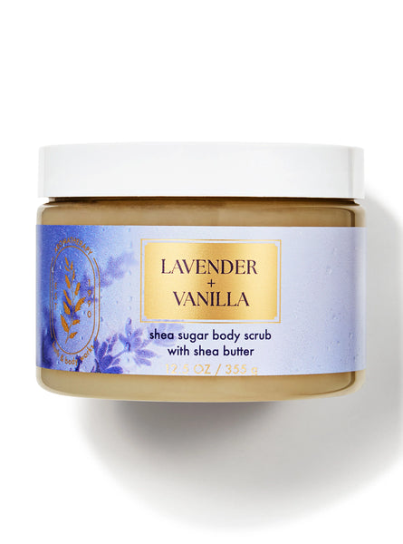 Bath & Body Works Lavender Vanilla Shea Sugar Body Scrub - 355g