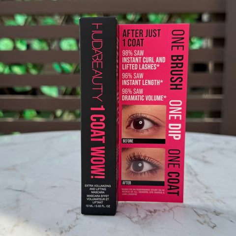 HUDA BEAUTY 1 Coat WOW! Extra Volumizing and Lifting Mascara