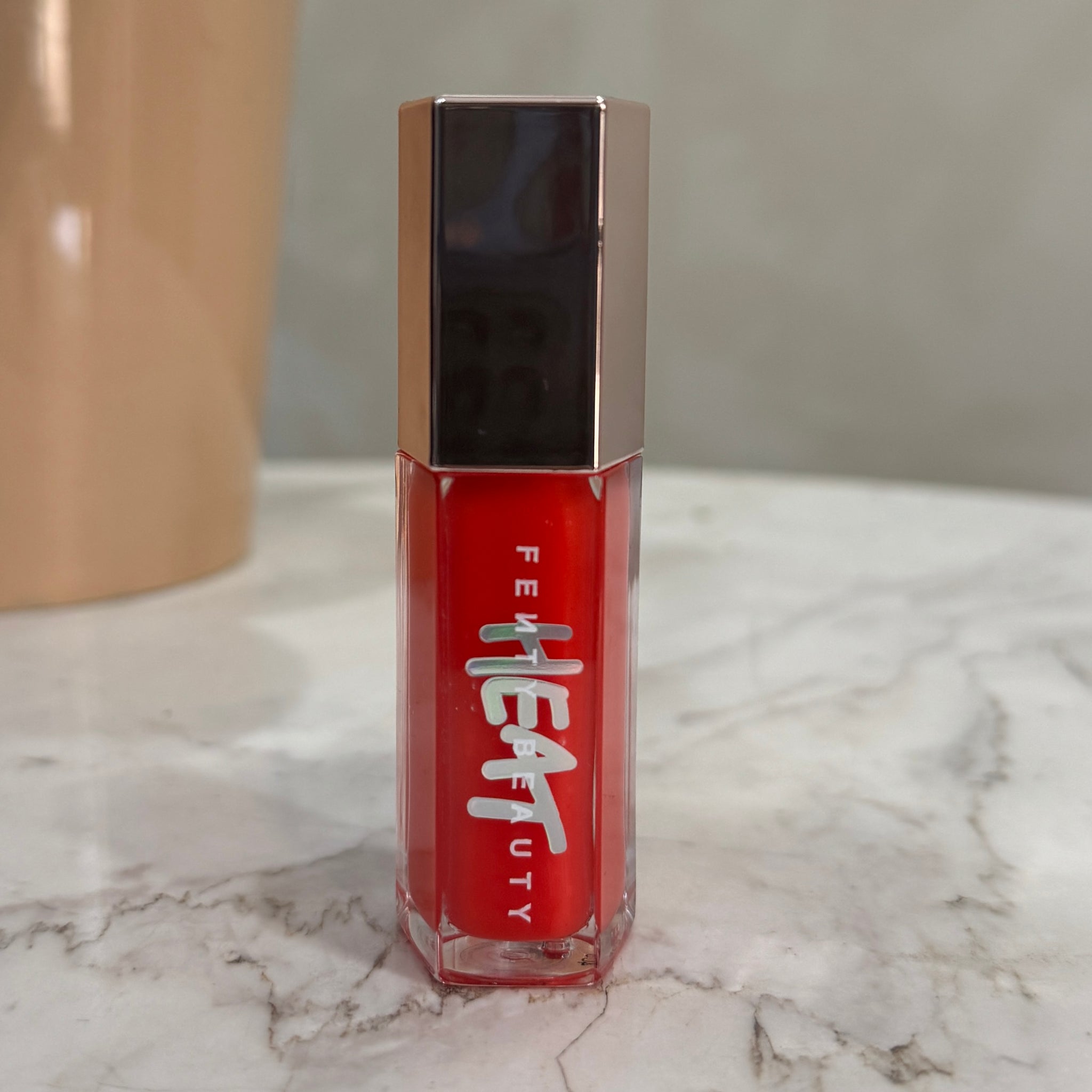 Fenty Beauty by Rihanna 
Gloss Bomb Heat Universal Lip Luminizer + Plumper (Without Box) - Hot Cherry