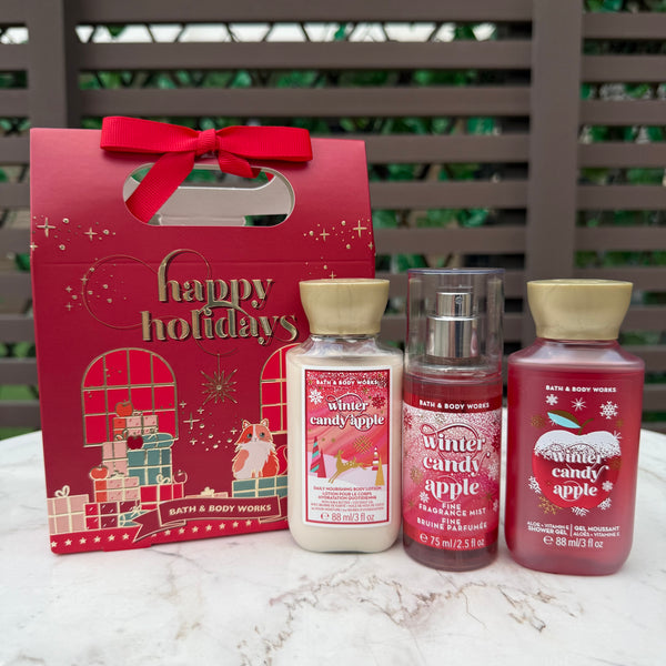 Bath & Body Works Winter Candy Apple Mini Gift Set