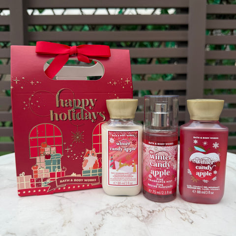 Bath & Body Works Winter Candy Apple Mini Gift Set