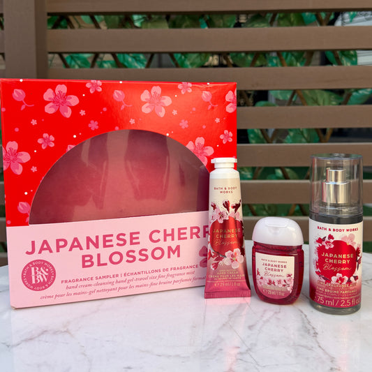 Bath & Body Works Japanese Cherry Blossom Mini Gift Set