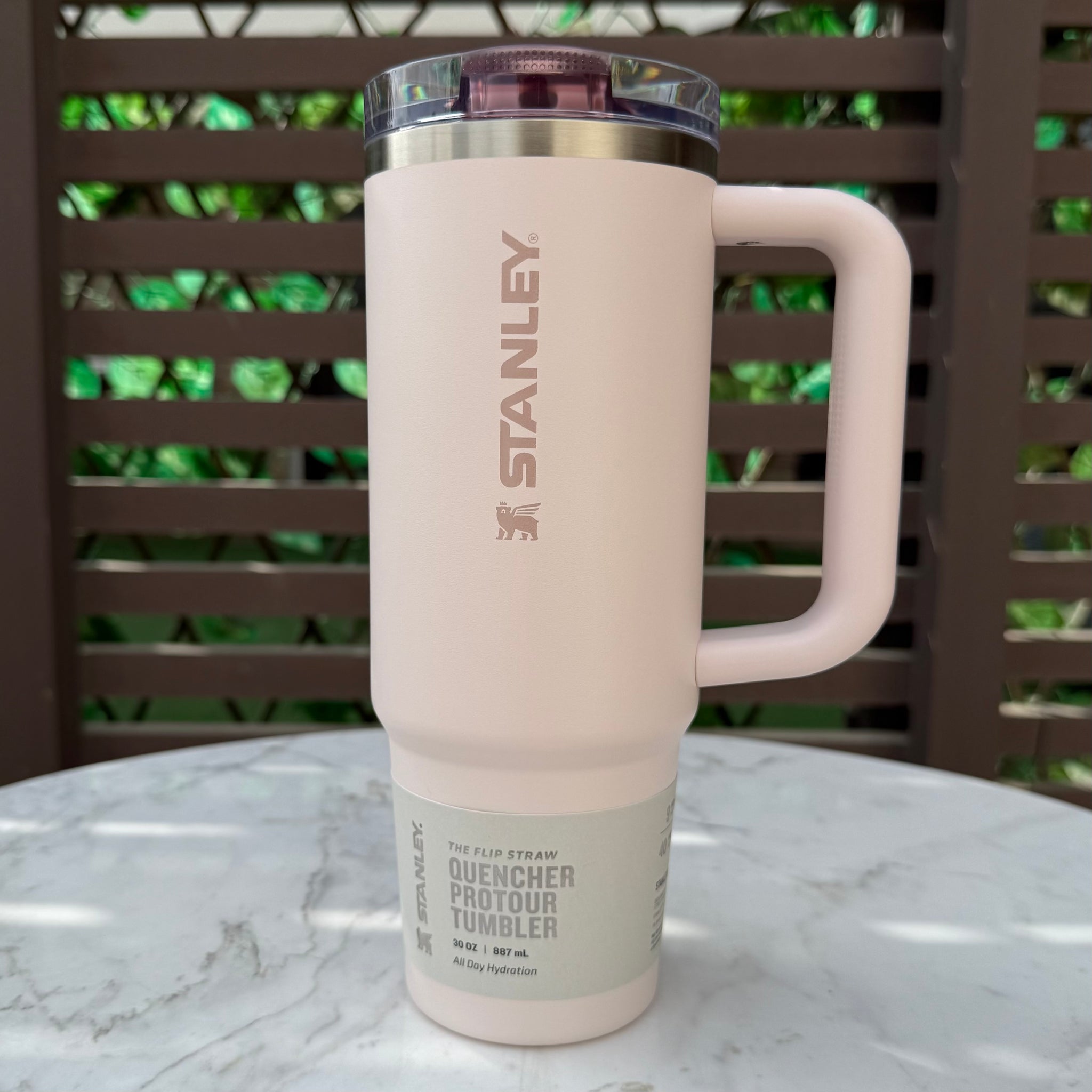 STANLEY THE QUENCHER PROTOUR FLIP STRAW TUMBLER | 30 OZ - Rose Quartz