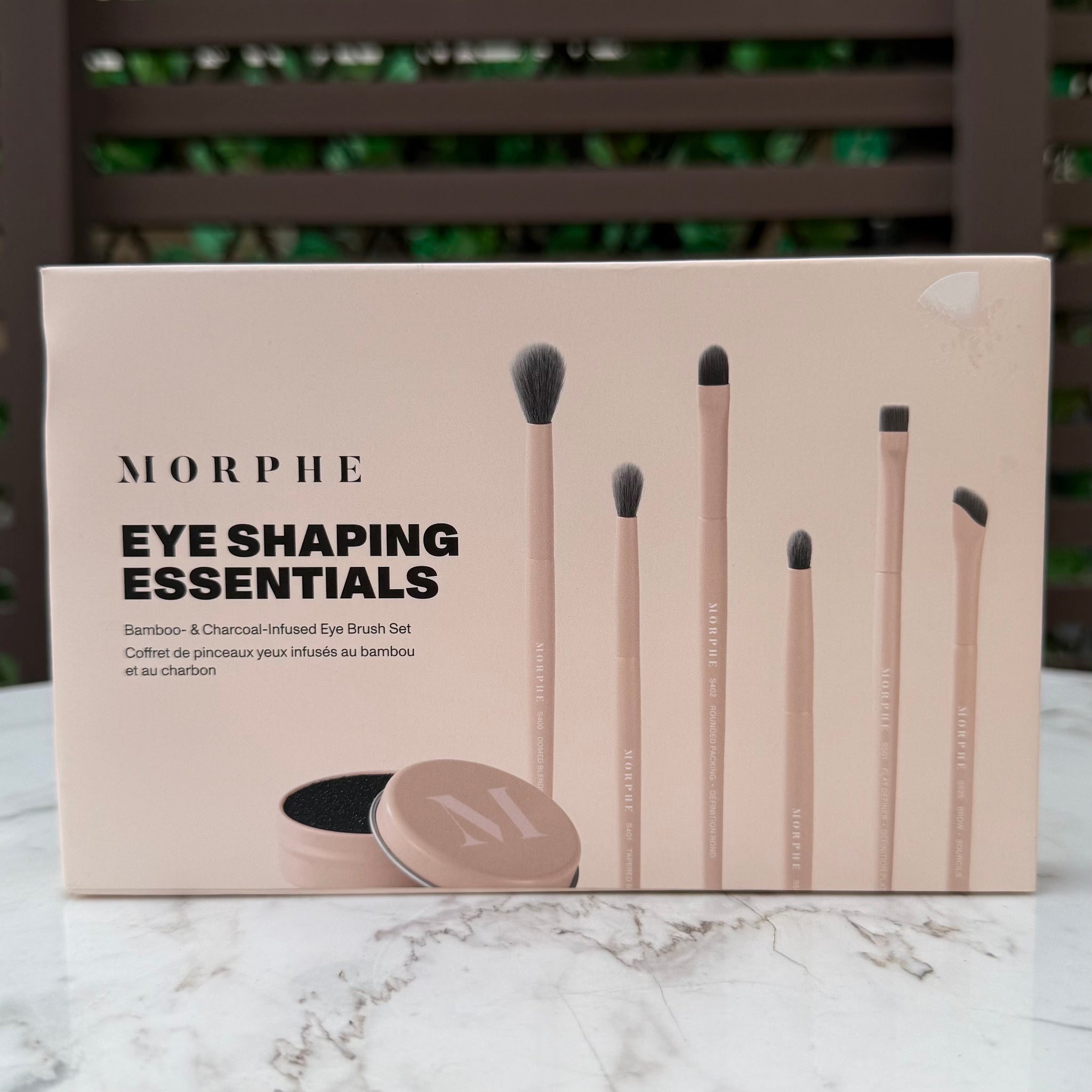 Morphe Eye Shaping Essentials Bamboo & Charcoal Infused Eye Brush Set