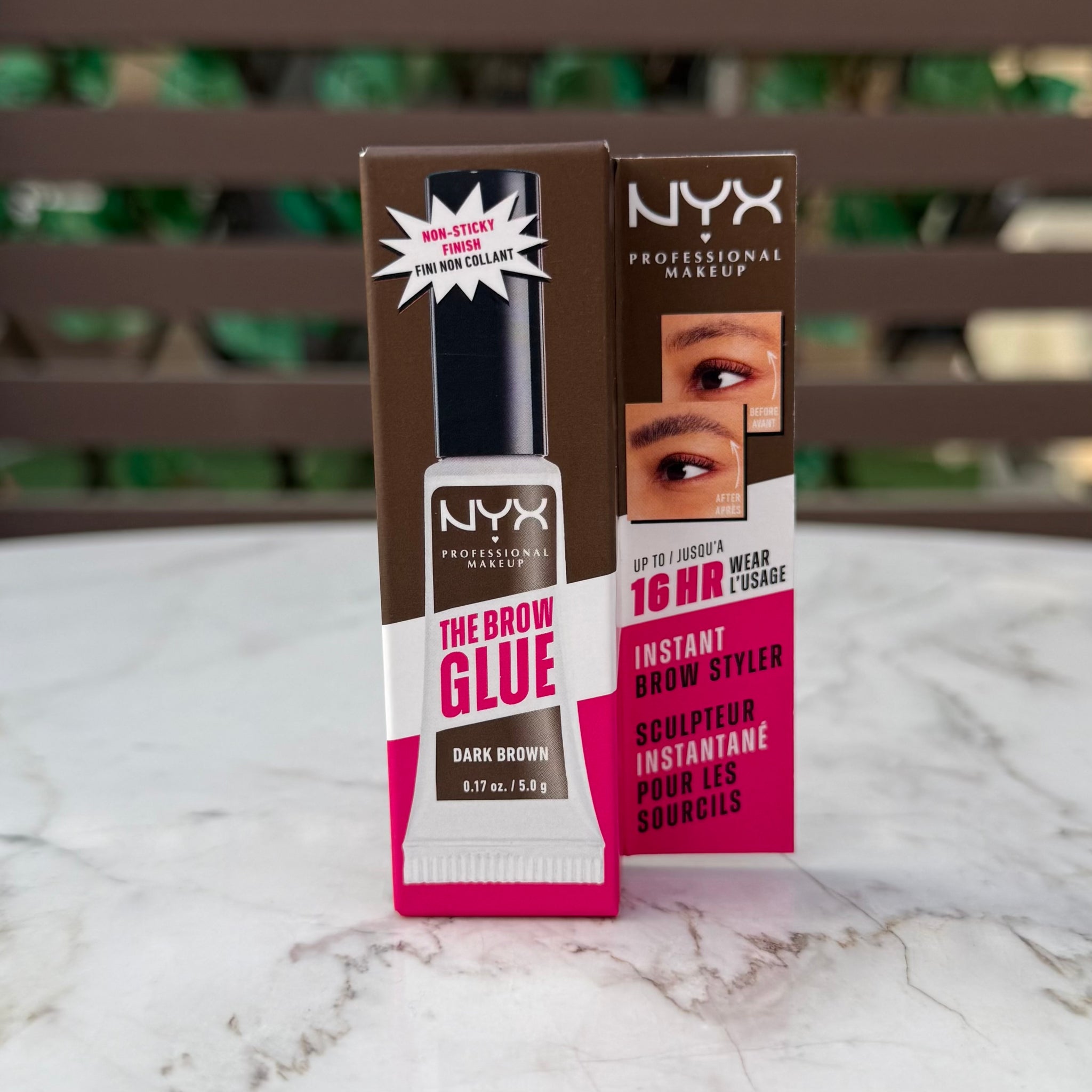 NYX THE BROW GLUE INSTANT BROW STYLER - Dark Brown