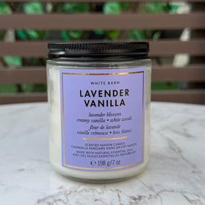 Bath & Body Works Lavender Vanilla Single Wick Candle