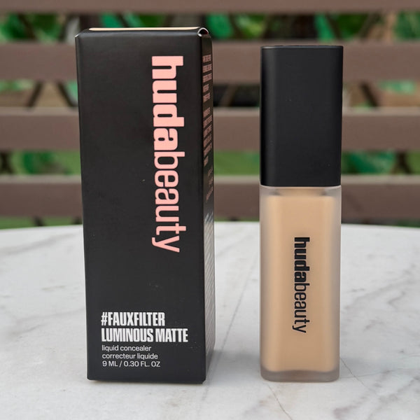 Huda Beauty #FauxFilter Matte Buildable Coverage Waterproof Concealer - New Packing