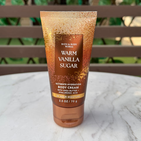 Bath & Body Works Warm Vanilla Sugar Travel Size Ultimate Hydration Body Cream