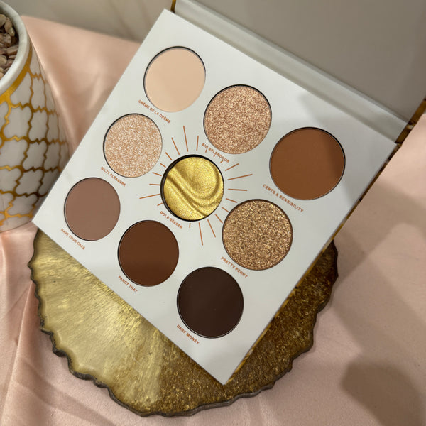 Morphe Rich & Foiled Artistry Palette - Gold Seeker