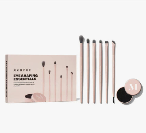 Morphe Eye Shaping Essentials Bamboo & Charcoal Infused Eye Brush Set