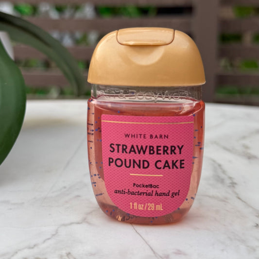 Bath & Body Works Strawberry Pound Cake PocketBac Hand Sanitizer