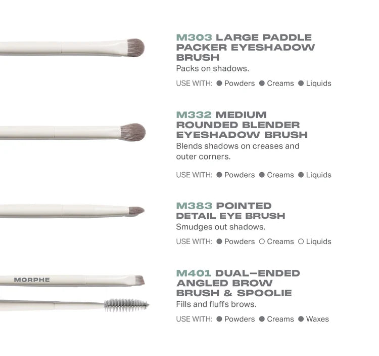 MORPHE BEST OF BLENDS 8-PIECE FACE & EYE BRUSH SET