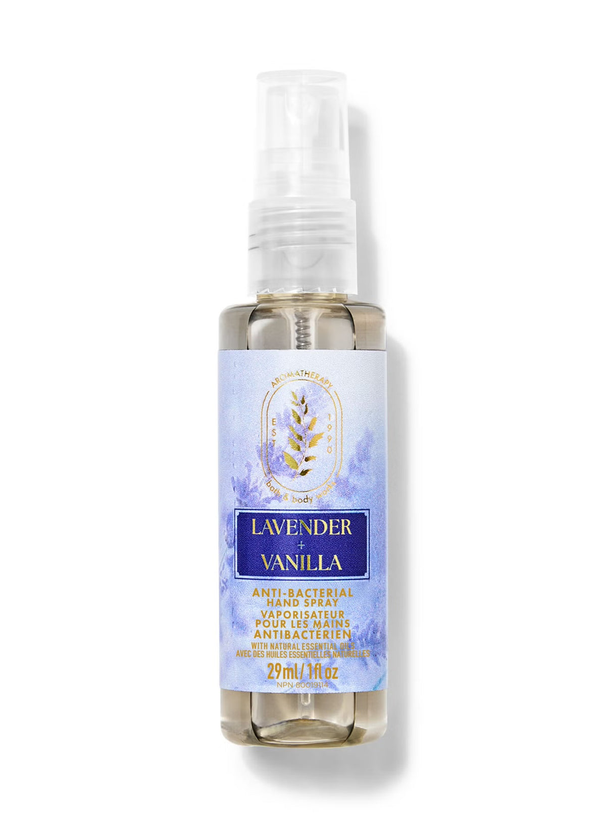 Bath & Body Works Lavender Vanilla Hand Sanitizer Spray