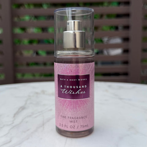 Bath & Body Works A Thousand Wishes Travel Size Fine Fragrance Mist