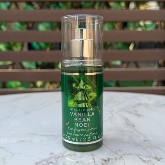 Bath & Body Works Vanilla Bean Noel Travel Size Fine Fragrance Mist 75ml