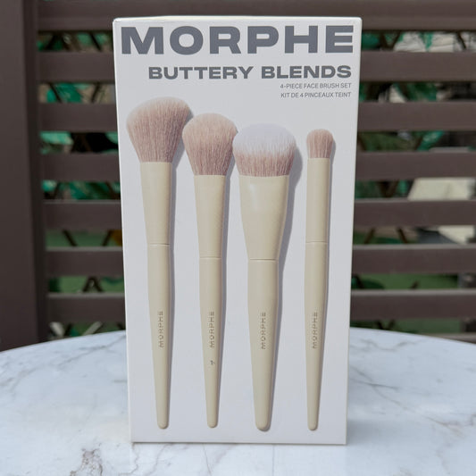 Morphe BUTTERY BLENDS 4-PIECE FACE BRUSH SET