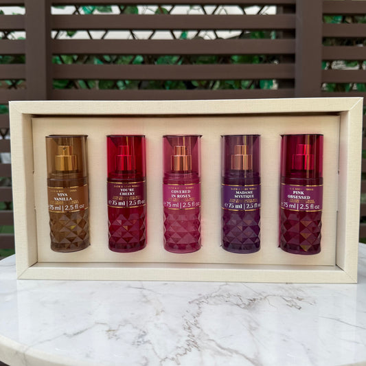 Bath & Body Works Everyday Luxuries
5-piece Mini Fine Fragrance Mist Gift Set