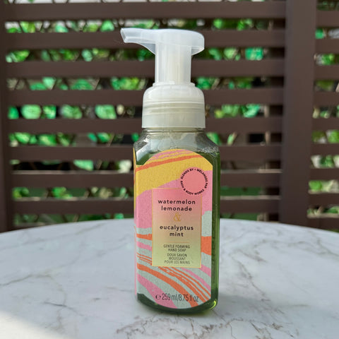 Bath & Body Works Watermelon Lemonade & Eucalyptus Mint Gentle Foaming Hand Soap
