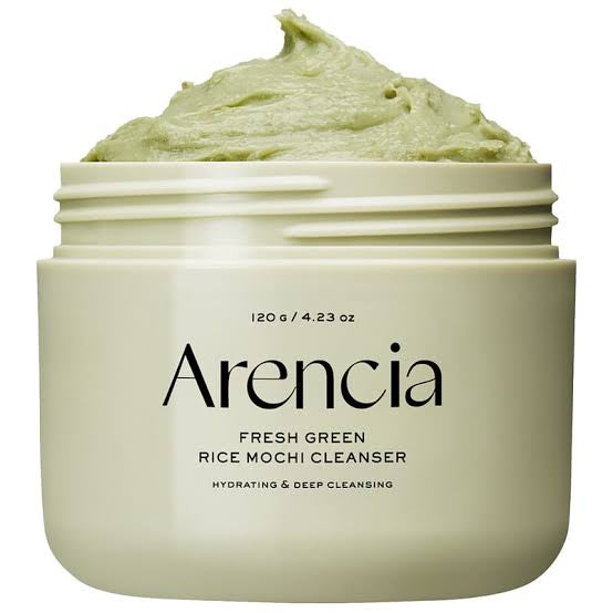 Arencia Fresh Green Rice Mochi Cleanser, Gentle Daily Cleanser for Acne-Prone