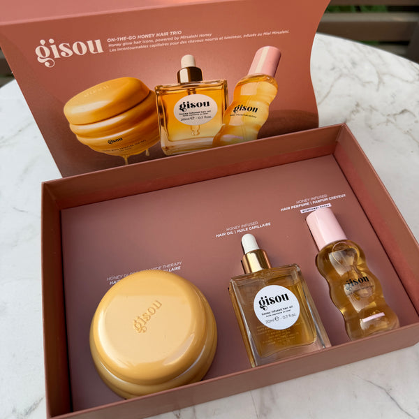 Gisou On-the-Go Honey Hair Trio