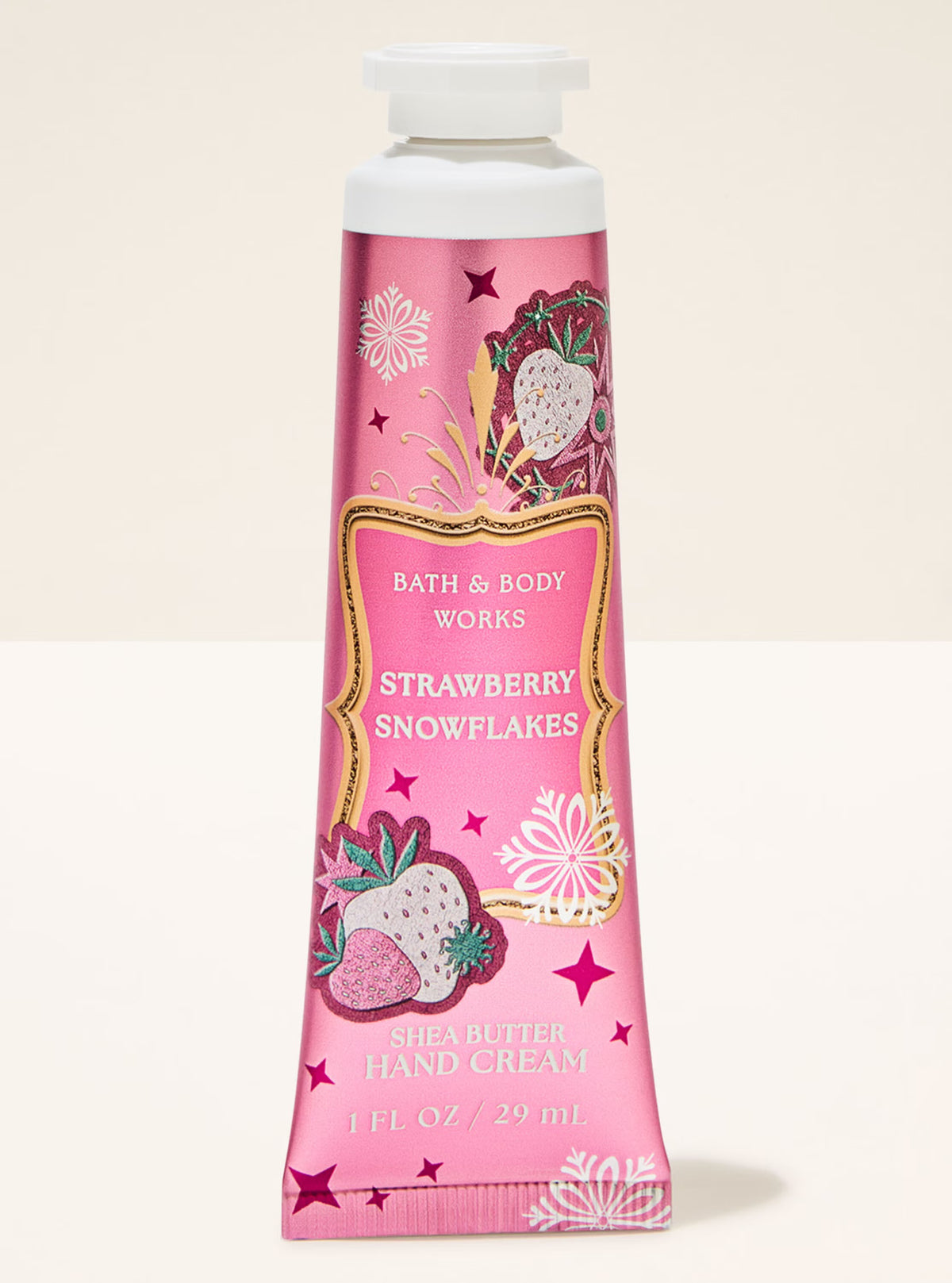 Bath & Body Works Strawberry Snowflakes Hand Cream
