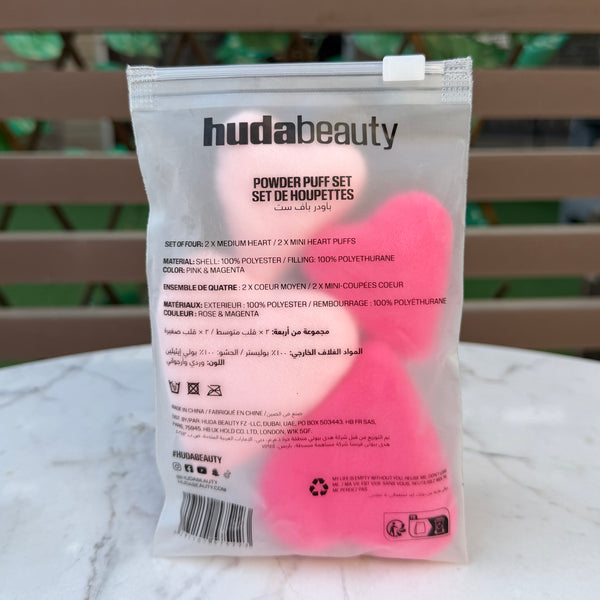 Huda Beauty EASY BAKE POWDER PUFF DUO x2