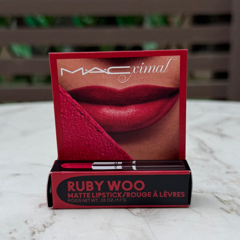 MAC M·A·CXIMAL SILKY MATTE LIPSTICK / MINI M·A·C -Ruby Woo