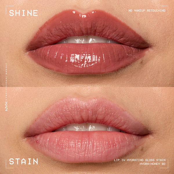NYX LIP I.V. HYDRATING LIP GLOSS STAIN - Hydra Honey