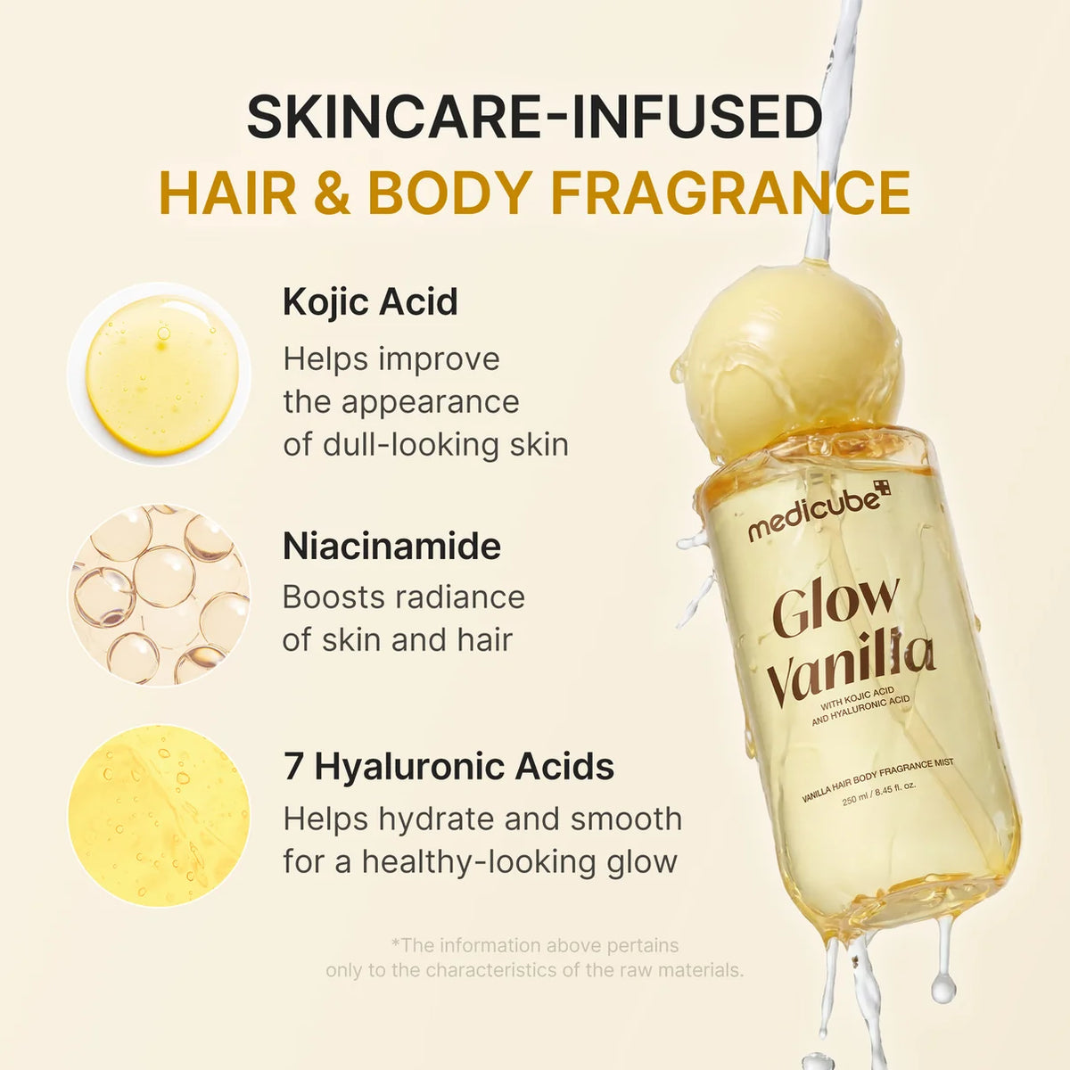 Medicube Glow Vanilla Hair & Body Fragrance Mist -100ml