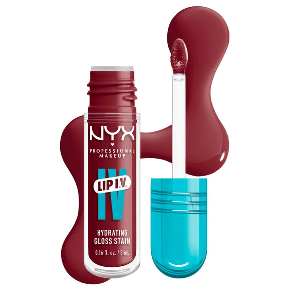 NYX LIP I.V. HYDRATING LIP GLOSS STAIN - Blush Rush