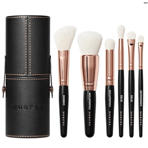 Morphe Rose Away 6 Piece Travel Size Brush Set