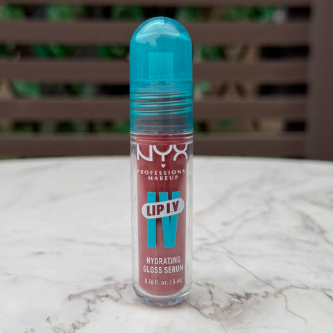NYX LIP I.V. HYDRATING LIP GLOSS STAIN - Drippin’ In Rose