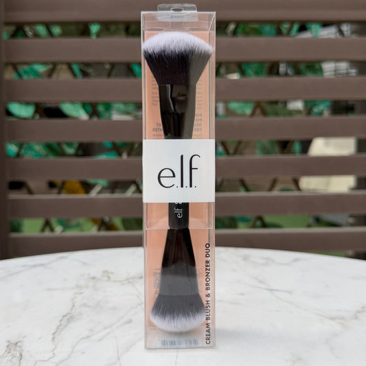 ELF Cream Blush & Bronzer Duo Brush