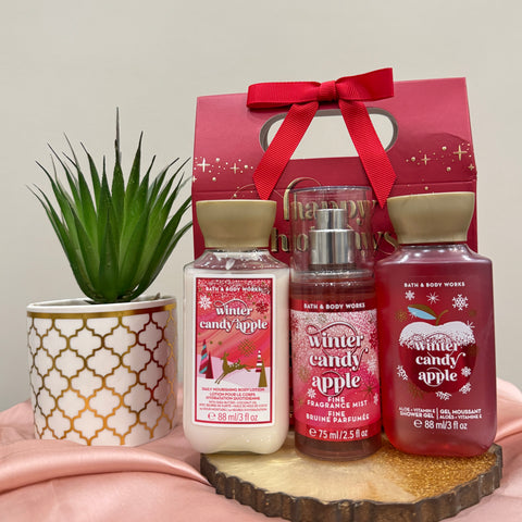 Bath & Body Works Winter Candy Apple Mini Gift Set