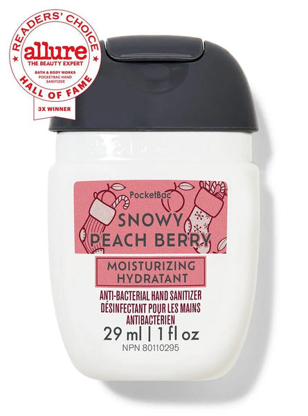 Bath & Body Works Snowy Peach Berry
PocketBac Hand Sanitizer