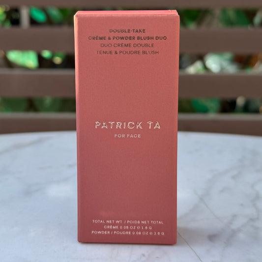 PATRICK TA Mini Major Headlines Double-Take Crème & Powder Blush Duo