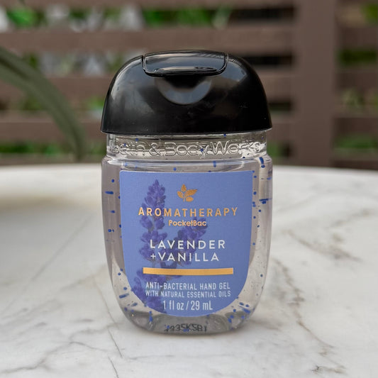 Bath & Body Works Lavender Vanilla
PocketBac Hand Sanitizer