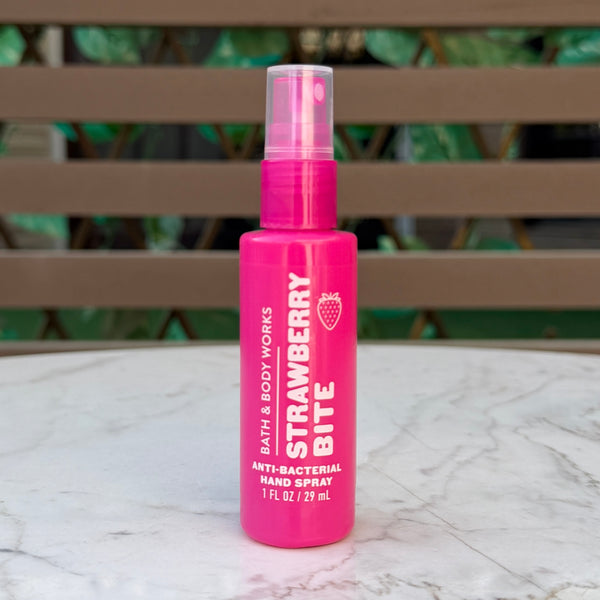 Bath & Body Works Strawberry Bite Hand Sanitizer Spray