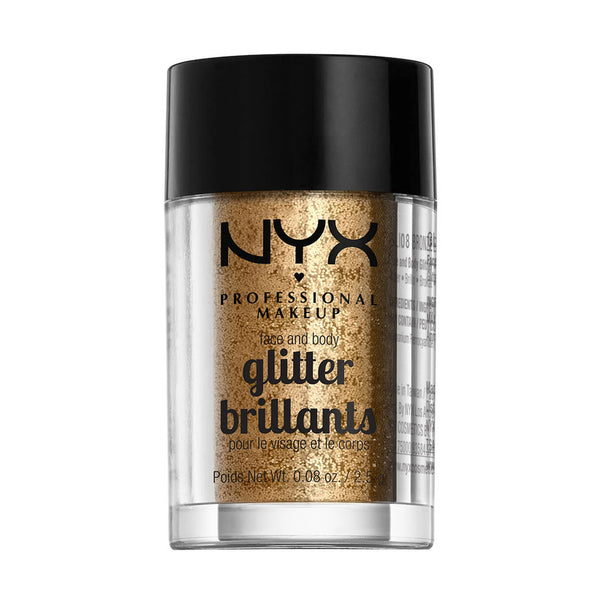 NYX Face & Body Glitter - Bronze