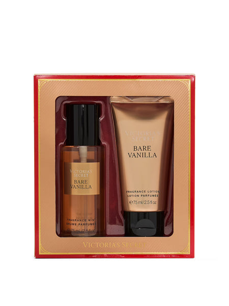 Victoria’s Secret Bare Vanilla 2-Piece Travel Size Mist & Lotion Gift Set