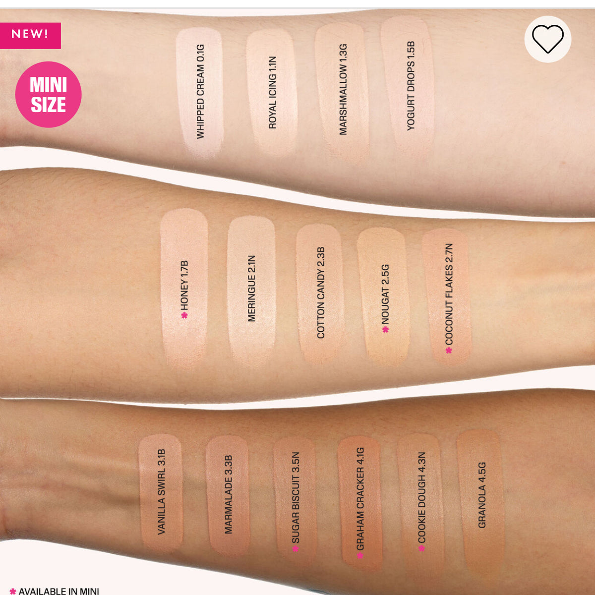 Huda Beauty Mini FauxFilter Matte Buildable Coverage Waterproof Concealer