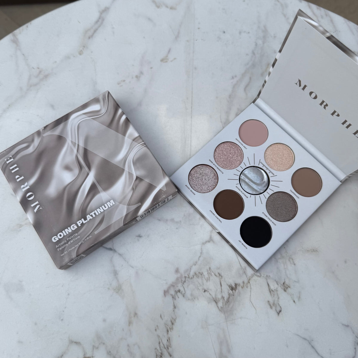 Morphe Rich & Foiled Artistry Palette- Going Platinum