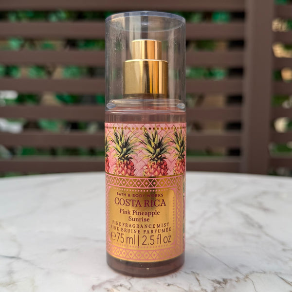 Bath & Body Works Pink Pineapple Sunrise Travel Size Fine Fragrance Mist