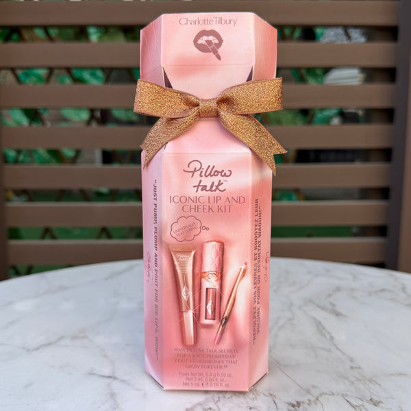 Charlotte Tilbury Lip and Cheek Trio Makeup Gift Set - Pillow Talk