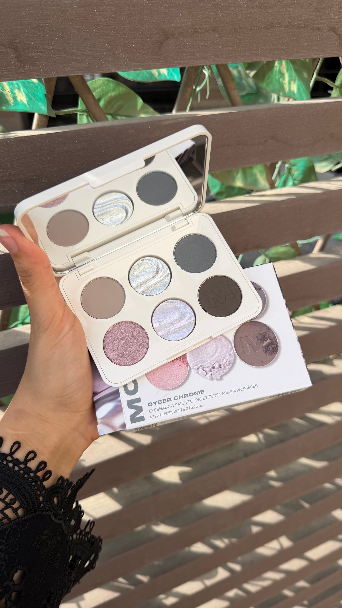 Morphe CHROMAPLUS 6-PAN EYESHADOW PALETTE - Cyber Chrome