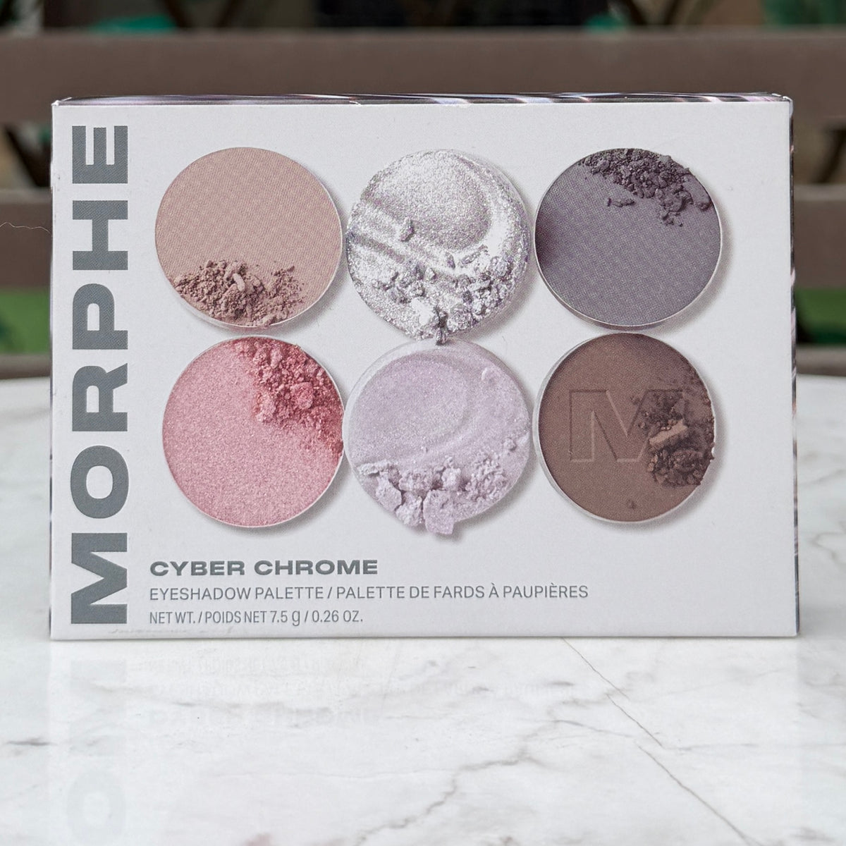 Morphe CHROMAPLUS 6-PAN EYESHADOW PALETTE - Cyber Chrome